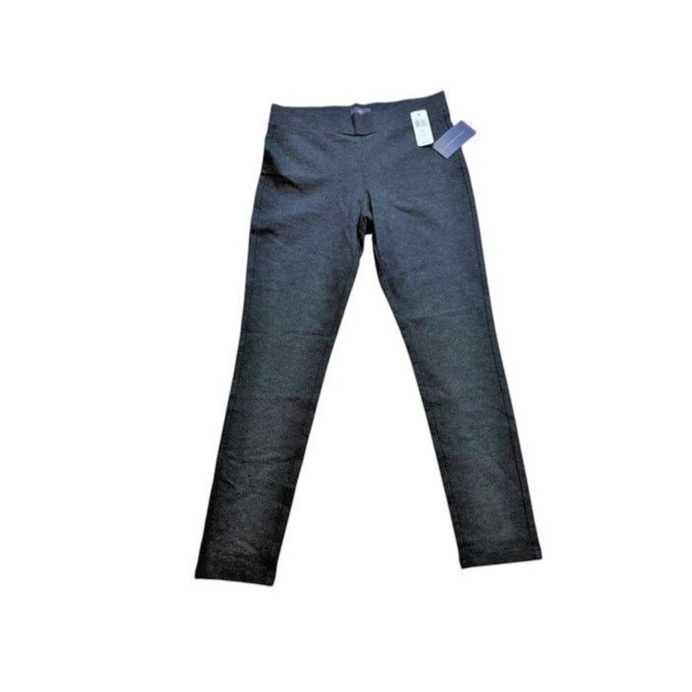 NYDJ Basic Pull On Leggings Pants In Ponte Knit #11393 Women's Size 4 Gray NWT